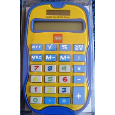 calculator blue yellow