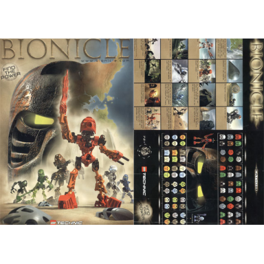 bionicle poster mata nui kanohi 420 x 297 mm dutch