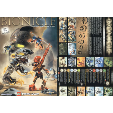 bionicle poster mata nui kanohi 420 x 297 mm french