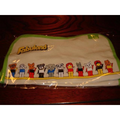tissue box cover fabric - fabuland characters