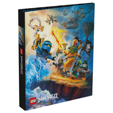 binder ninjago lightning battle 2-ring binder