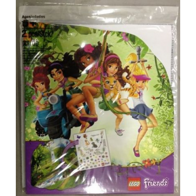 friends jungle scenery and stickers