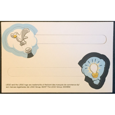 bookmarks bird and light bulb 2 on card