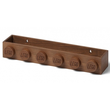 book rack 6 studs wooden dark oak