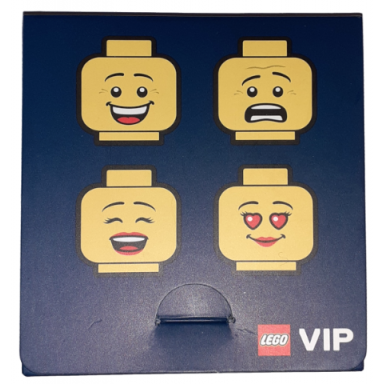 coaster set minifigure heads vip set of 4