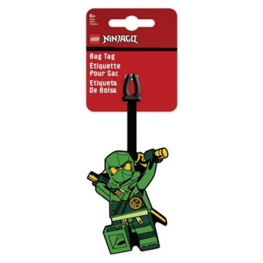 bag luggage tag silicone ninjago dragons rising lloyd