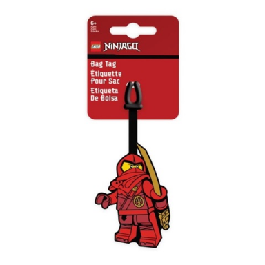 bag luggage tag silicone ninjago dragons rising kai