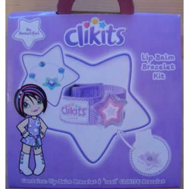 lip balm bracelet set 12 ml 70g clikits - star