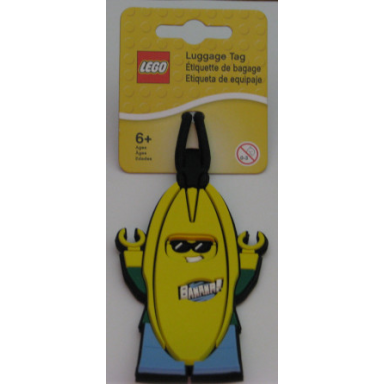 bag luggage tag silicone banana guy