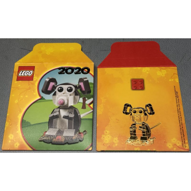 envelope cardboard 2020 year of the rat - set 40355