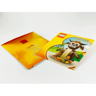 envelope cardboard 2021 year of the ox - set 40417