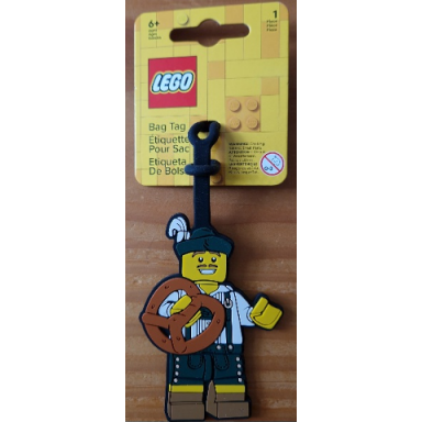 bag luggage tag silicone lederhosen guy