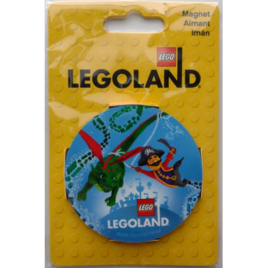 magnet flat legoland dragon and pirate