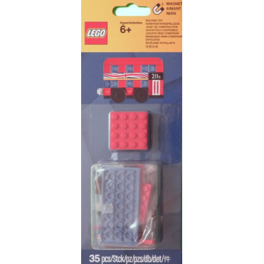 magnet flat london bus magnet blister pack