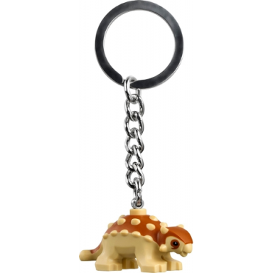 baby ankylosaurus key chain