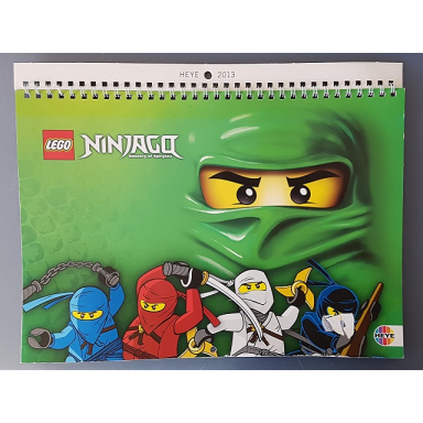 calendar 2013 ninjago masters of spinjitzu spiral date book