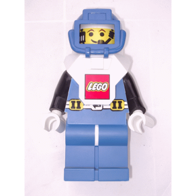 bath and shower foam aquanaut minifigure white