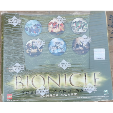 bionicle bohrok swarm: trading card game - retail display 6 pack