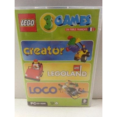 3 games creator legoland loco - pc cd-rom french version