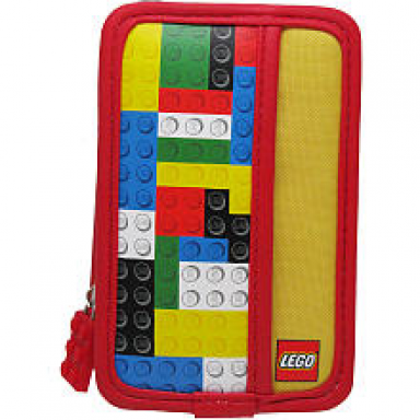 accessory case multicolor brick pattern