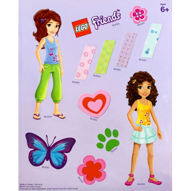 sticker sheet for friends stationery set sheet 3