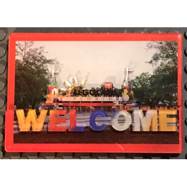 magnet 3d legoland florida resort pattern