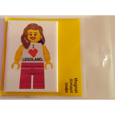 magnet flat minifigure i brick legoland female