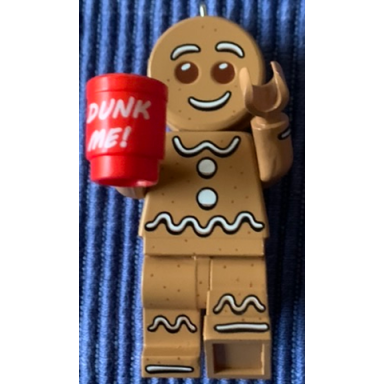 christmas tree ornament hallmark lego gingerbread man