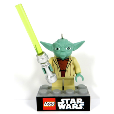 christmas tree ornament hallmark lego star wars yoda
