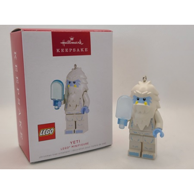 christmas tree ornament hallmark lego yeti