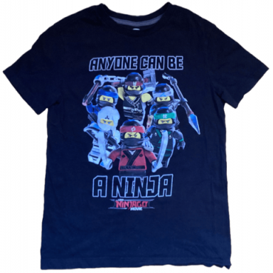 t-shirt the lego ninjago movie jay cole nya zane kai and lloyd anyone can be a ninja