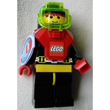 bath and shower foam aquashark minifigure