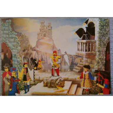birthday card - exclusive for uk lego builders club - year unknown king arthur