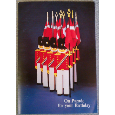 birthday card - exclusive for uk lego builders club - year unknown on parade for your birthday