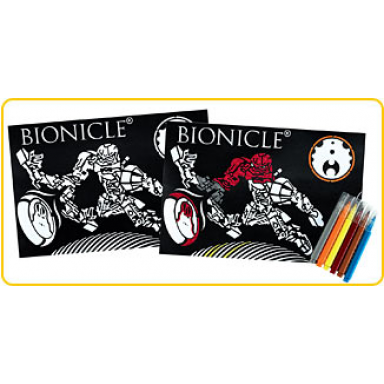 bionicle poster mini coloring