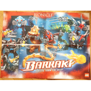 bionicle poster 1 of 2 barraki front mahri back