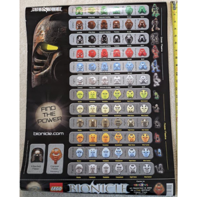 bionicle poster kanohi masks