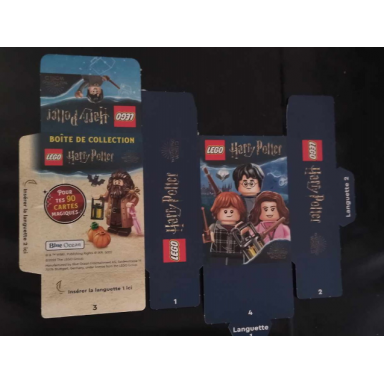 cardboard sticker storage box - blue ocean harry potter french edition b23stk02fr