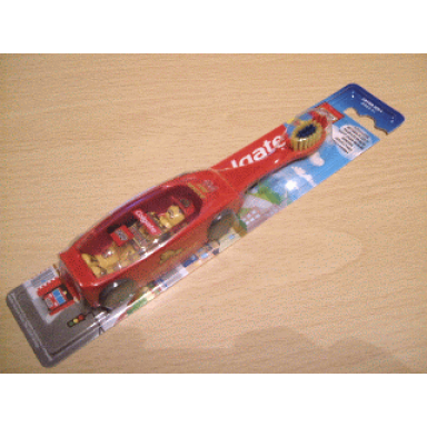 toothbrush jack stone minifigure js001 red fire rescue - colgate danish no bonus stickers