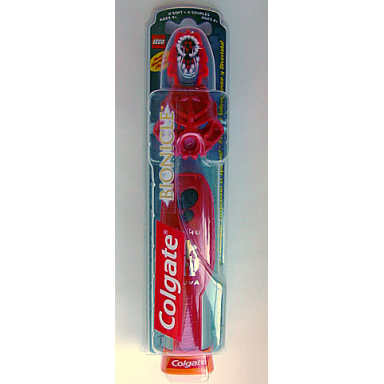 toothbrush battery operated bionicle tahu nuva - colgate