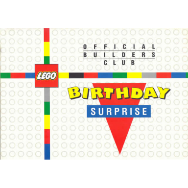 calendar 1991 birthday surprise - exclusive for lego builders club