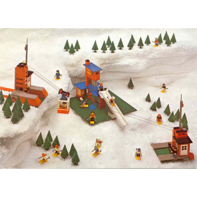 christmas card - 1981 exclusive for lego builders club