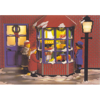 christmas card - 1984 exclusive for uk lego builders club