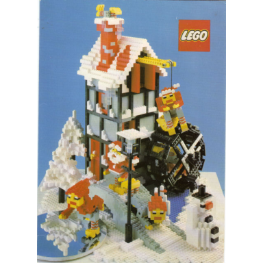 christmas card - 1987 exclusive for uk lego builders club