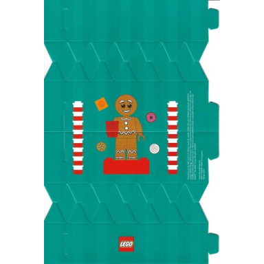 christmas cracker cardboard - gingerbread man