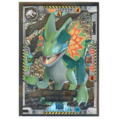 jurassic world trading card game german series 1 - le20 dilophosaurus limited edition