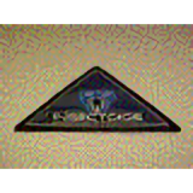 magnet flat insectoids logo - rubberized triangle