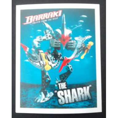 sticker bionicle barraki l6 the shark