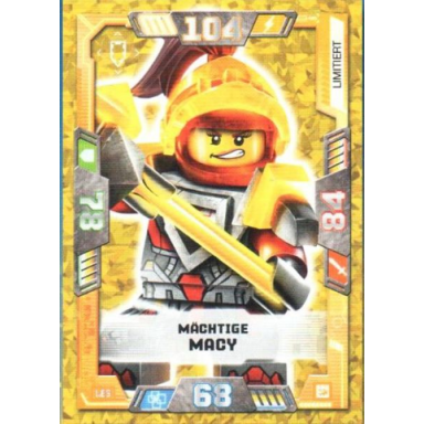 nexo knights trading card game german series 2 - le5 mächtige macy