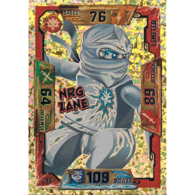 ninjago trading card game english series 1 - le2 nrg zane limited edition
